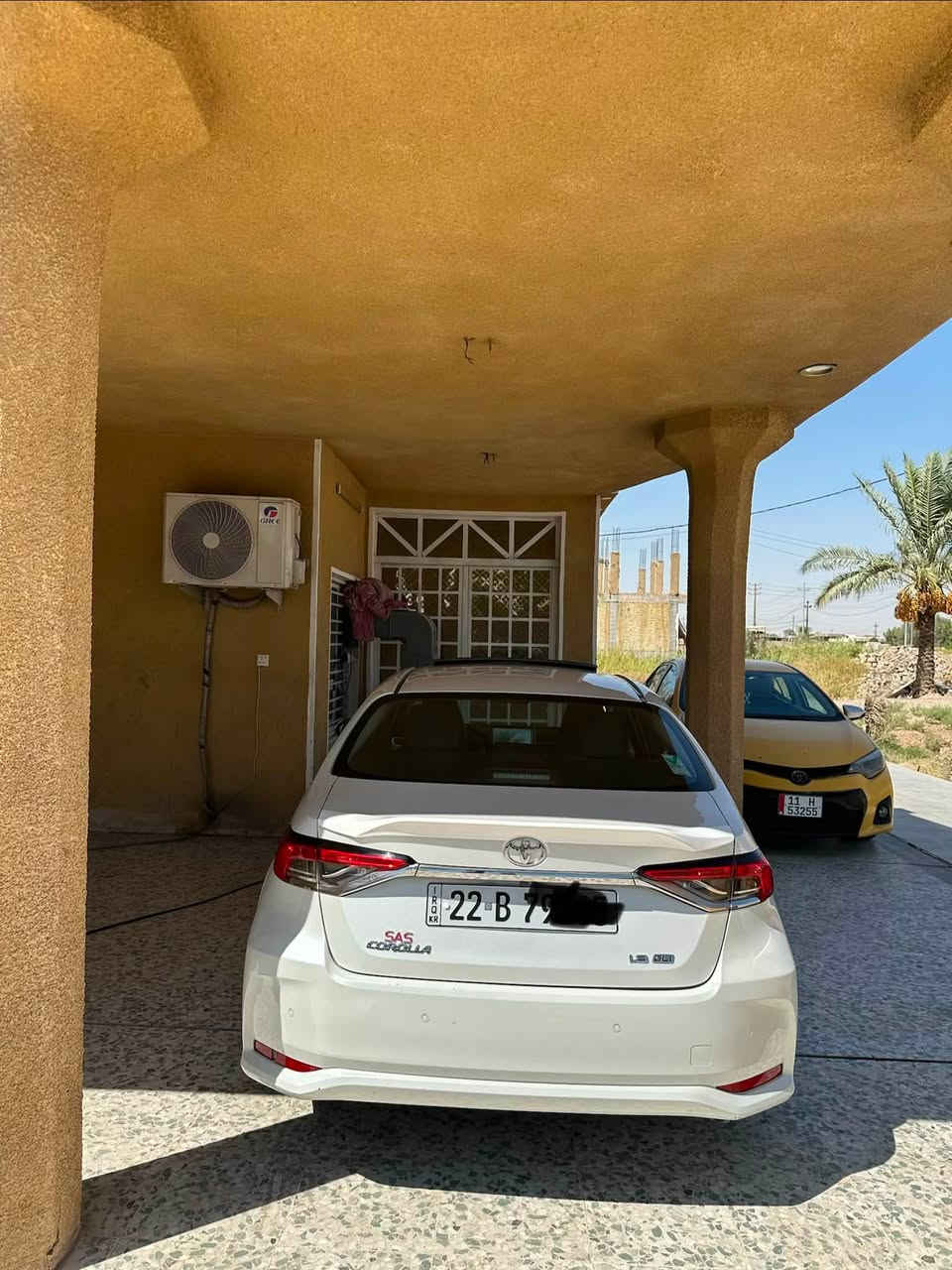 للبيع كورلا 2022 ساز فول مواصفات 
بصمه 
فتحه 
حساس امامي خلفي 
تبريد قطعتين 
مري شفط 
شاشه كار بلي أندرويد 
رقم سنويه هزه اربيل باسمي كله جديد 
ماشيا 62 ألف 
مكان بغداد 
السعر 155 وبيها مجال *********** و ***********
