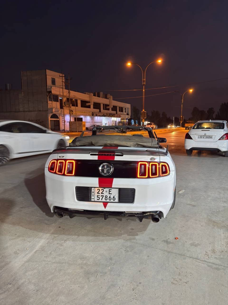 سلام عليكم 
موستانج كشف 2014 v6 
بيها قطعة وحدة صبغ جاملغ خلفي يم سايق، كشف شغال عليها برمجة صوت طلقات ،
سعر128 و بيها مجال مكاني كركوك 
رقم :*********** كركوك, العراق
