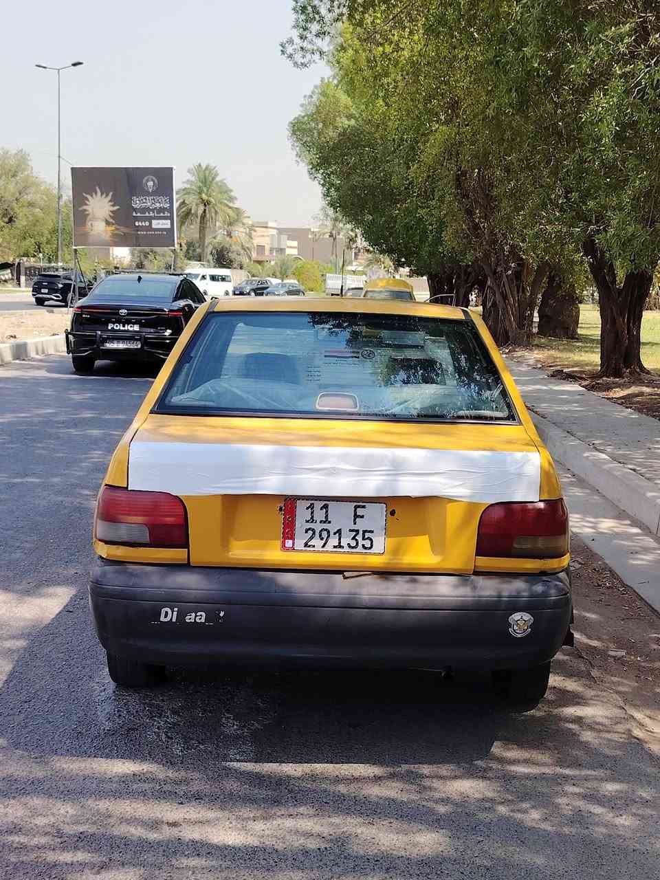 السلام عليكم   سايبا موديل 12 رقم بغداد نكليزي تحويل ثاني يوم كير ومكينة صدر خير من الله    تخم تاير خط أبيض غرفتها حلوه  كهربايات كلهة شغالة سعر 23 $ وبيهة مجال حك الجية مكان السيارة بغداد  الغزاليه (رقم الهاتف *********** )
