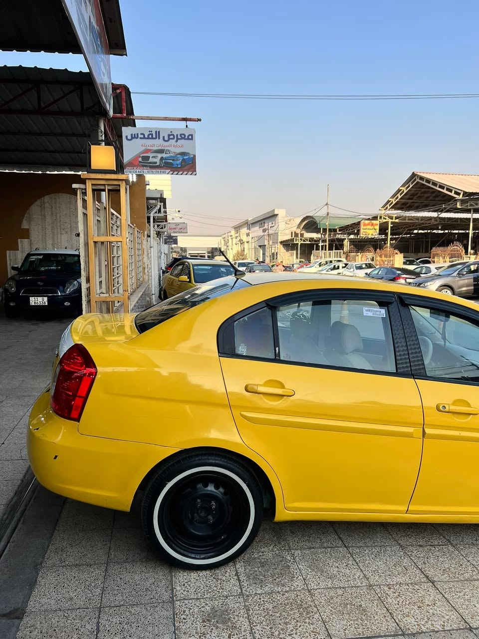 اكسنت تكسي 2009 وارد امريكي جاملغ امامي مبدل فقط كلها كود واحد بدون دواخل محرك 16 كير طخم تبريد كلو شرط طخم تايرات وياله خط ابيض هيئه غرامات صفر شرط التحويل 
السعر قفل 80
للاستفسار ***********
