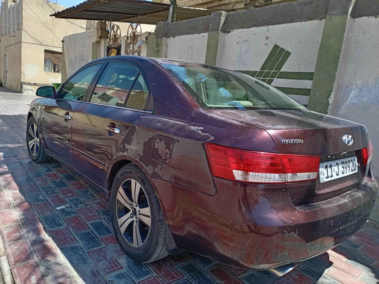 سلام عليكم سوناته 2006 وارد امريكي مكينه 6 رقم بغداد انكليزي سيارة جاهزه حداديه مكينه بس تبريد مايشتغل سياره جارده سعر 75بيه مجال رقم ***********
