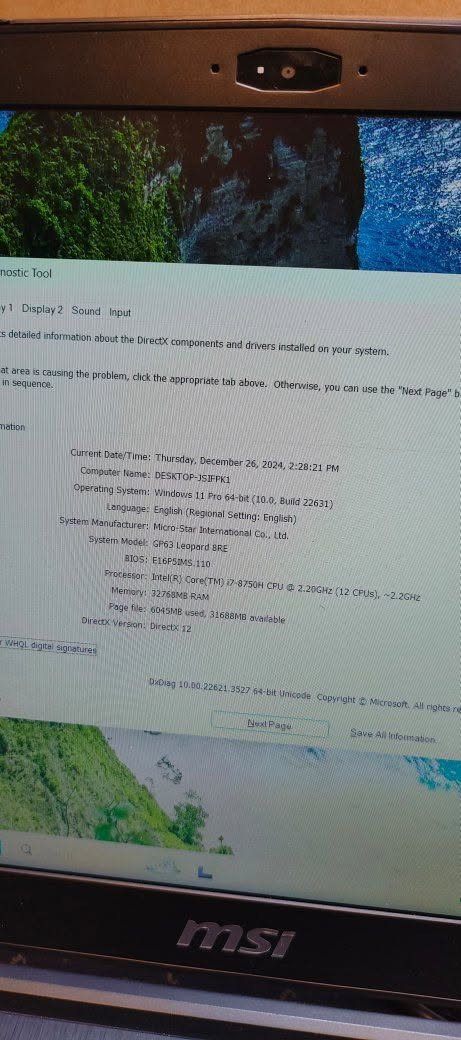 وحش MSI للبيع بسعر حرق 🔥
مواصفاته تدعي:
i7 ثامن / 32 رام / كارت 1060 6GB الاصلي
يشغل كلشي گدامك بدون لاگ ولا حرارة
كيبورد ستريم سيريس يخبل RGB
الجهاز نظيف كلش ومال دلال، تاخذه وتدعيلي
الي يريده يراسلني واتفق وياه.

السعر: 500
المكان: بغداد - البلديات
للتواصل واتساب فقط:***********
