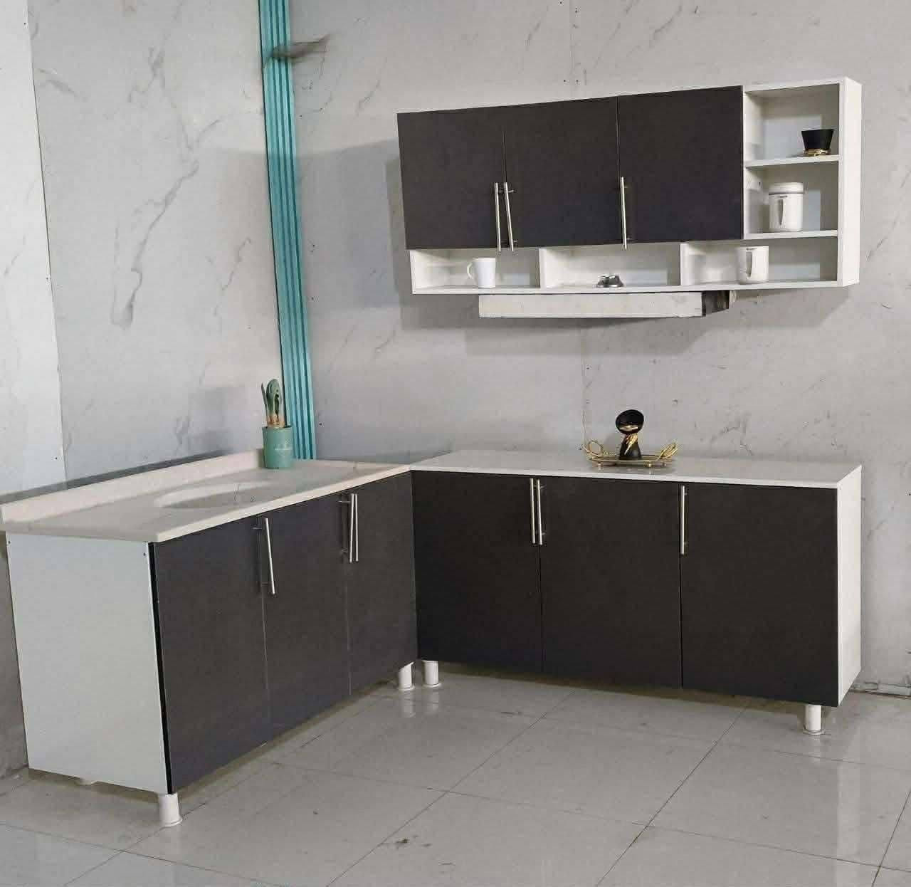 كاونتر MDF • متر ونص • سِنك مرمر