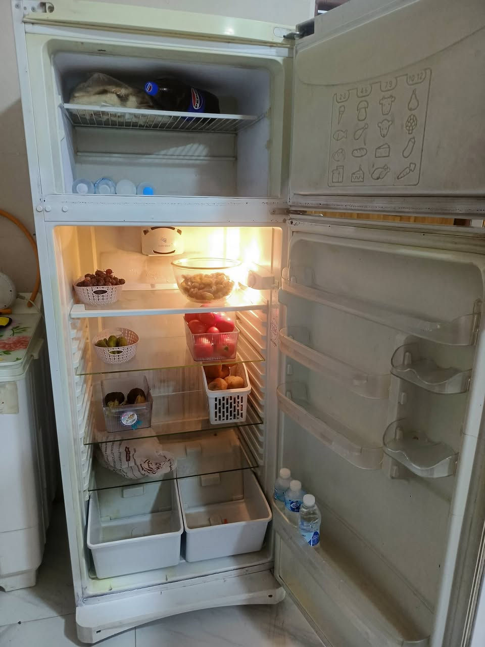 ثلاجه شغاله وأبد ممصلحه على وضع شركه سعر ,250عنواني الدورة ***********
