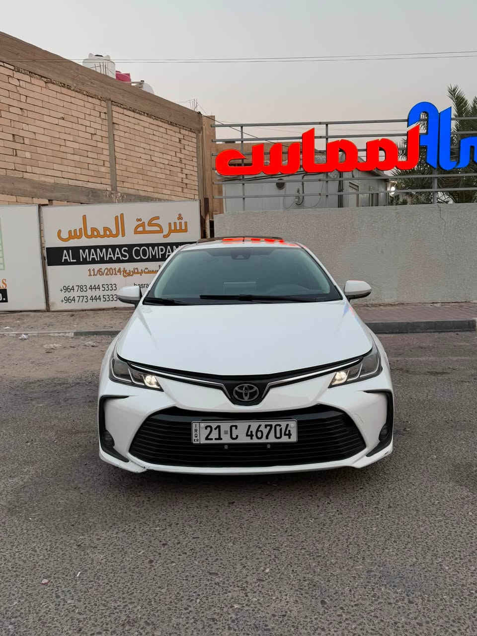سلام عليكم كورله مديل 2022 تجميع صيني محرك 1600 بانزين فقط  بيه صبغ جاملغ خلفي كلش قليل مكانين بارد باقي كفاله مكينه كير حداده تبريد مكفولات فول 1/1 سياره جاهزه ما بيه نقص رقم سليمانيه نكليزي تحويل او وكاله حاضر سنويه تنتهي 2029 مكاني البصره 
السعر 130$
هاتف ***********
