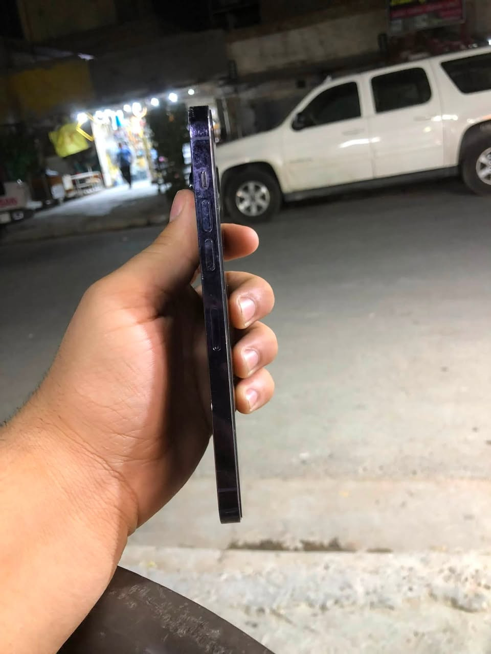 14 برو مكس ذاكره 256 بطاريه 83 ما بدل بي آي شي الجهاز كارتونه ملته موجوده ملحقاته كامله عنواني بغداد الشعله سعر 900 وبي مجال *********** وتساب
