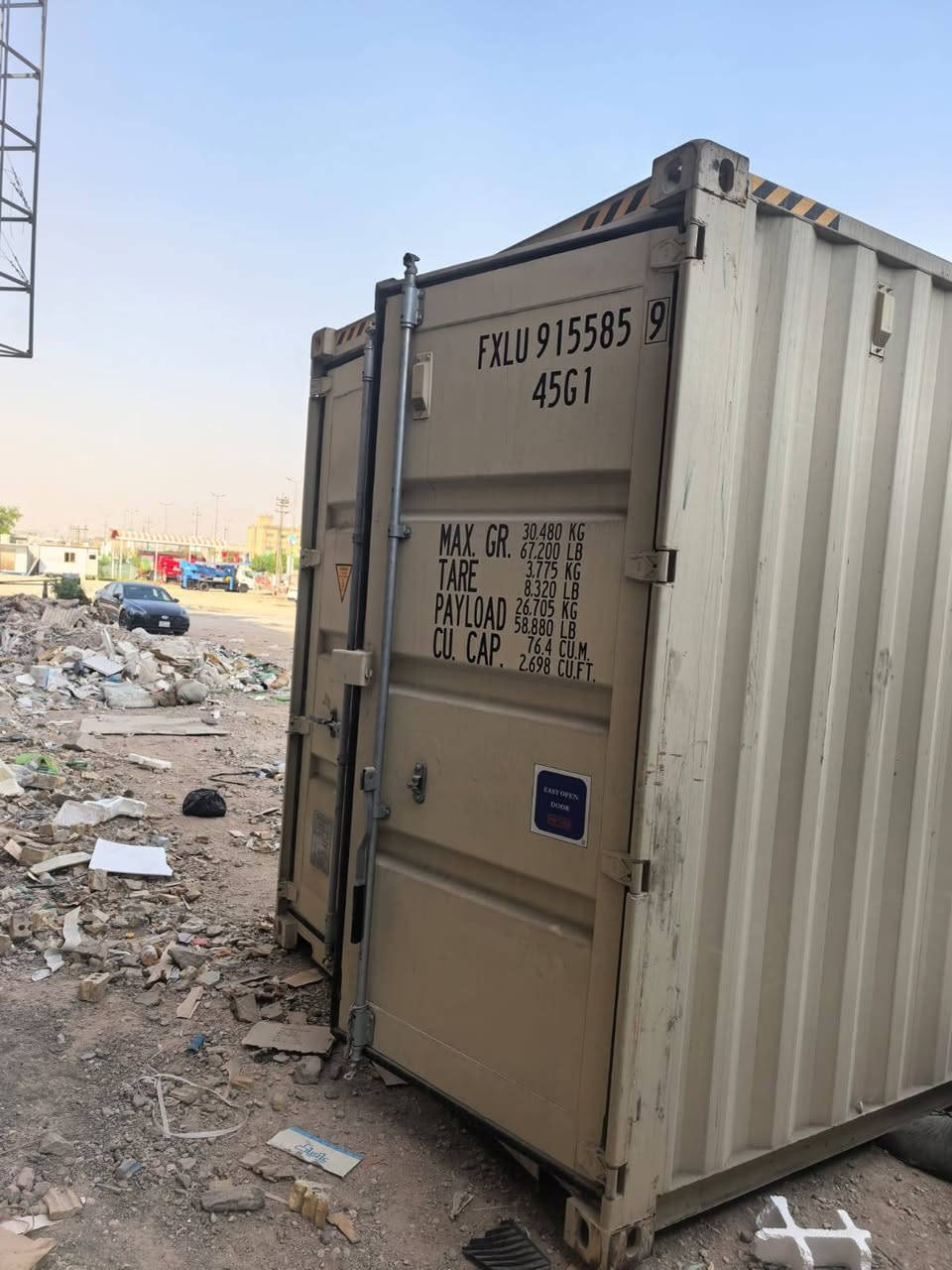 ياالله 🧿🧿 يارزاق توفرت حاويات طول ١٢ متر الارتفاع ٢٩٠ زيرو غير مستخدم موديل حديث عنوانا نجف الاشرف الاستفسار ع الاتصال *********** 🧿🧿🧿
