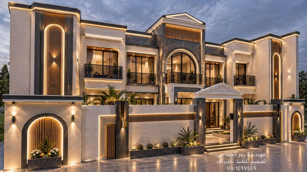 مهندسة ريم الخفاجي • تصميم واجهة ٢٢م • السماوة الغربي