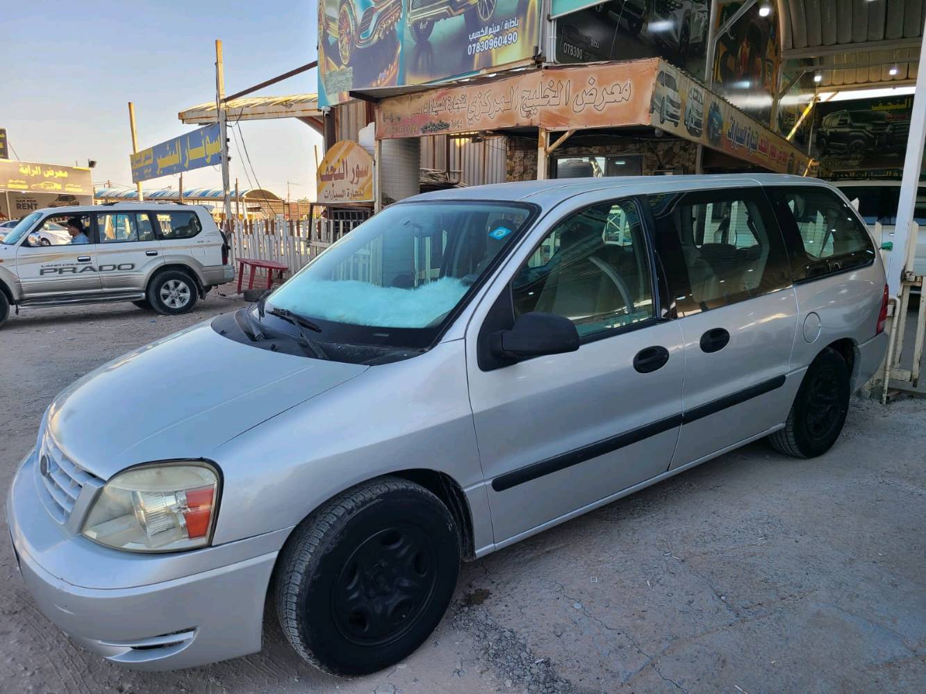سياره للبيع فورد فري ستار
رقم بغداد دولي انكليزي موديل 2007 -- 7راكب محرك 3600 مكينه لاتبخر ولا تنقص مكان السياره نجف 
السعر 70 وبيها مجال
استفسار اكثر اتصال على رقم 
***********