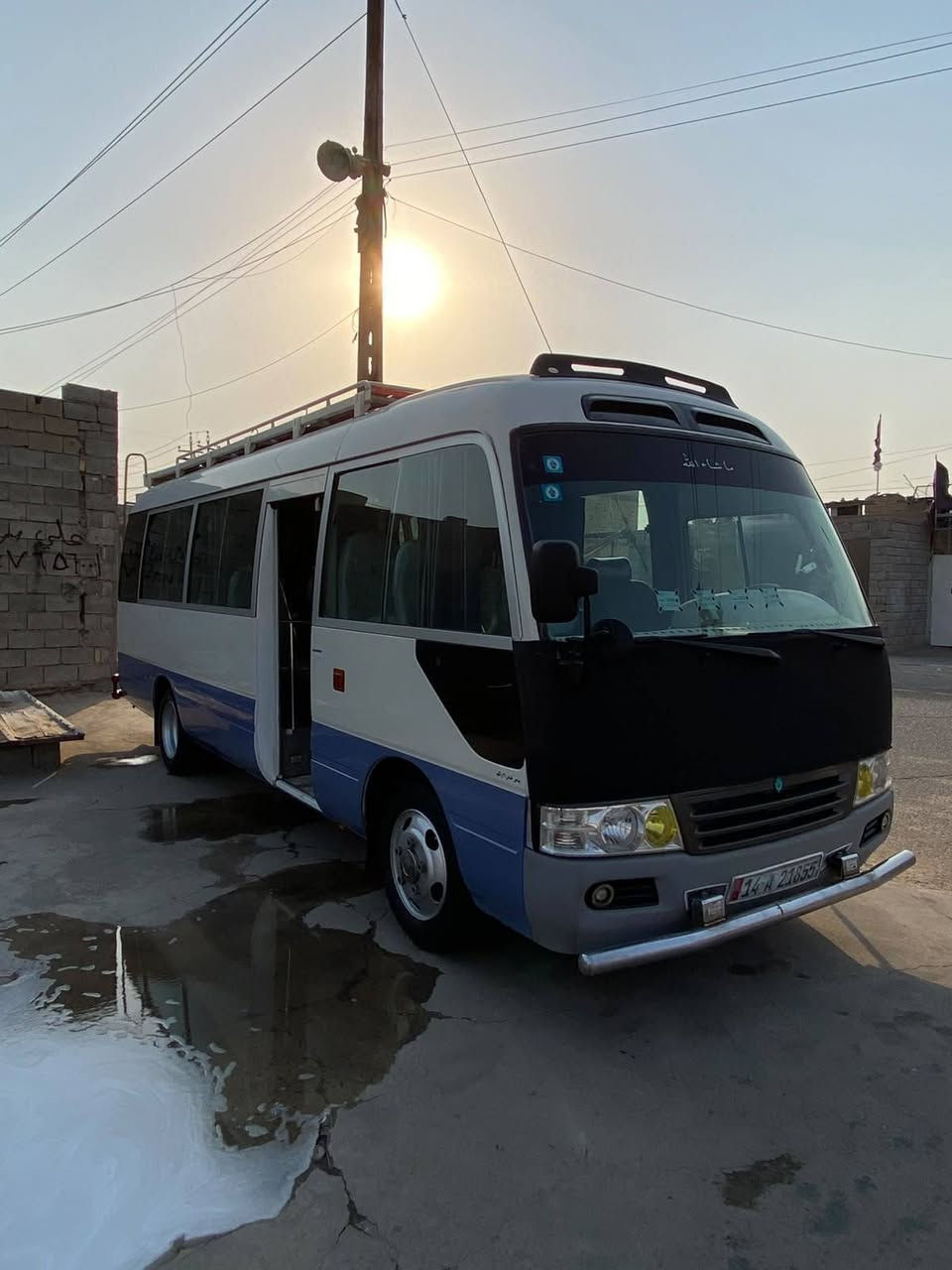 السلام عليكم كوستر مديل 13 كفالة بيه فقط بارد يم بك لايت الايسر سيارة خير من الله مكينة و كير و تبريد و تتفئة و حدادة و اكسل كله كفاله دوشمة عامة دروعة خلفي و امامي سله و درج و وركة اضافيه و فتحة تانكي رقم بصرة بسمي تحويل ثاني يوم معفيه من ضريبة مصفره هيئة وصل خط موجود ستوة مجددة منضومة غاز 80 لتر لد زرع داخلي تخم تاير سيارة جديدة بمعنه الكلمه و بيه ملاحظات بسيطه سعر سيارة 3شداد وبيه مجال حق جية مكان سيارة بصرة خور الزبير شراي يتصل ***********
