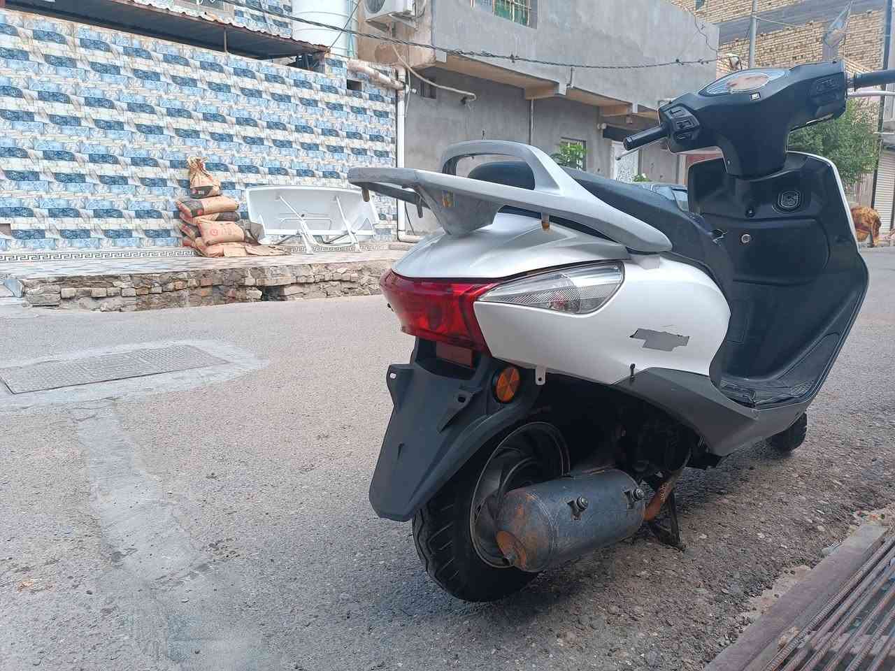 دراجه سبيسي  للبيع نضافه تامه تخم تاير جديد تجفيت صارله 3 ايام  غراض مكينه كله كوري أصلي شركه..مكاني رفاعي.....***********
