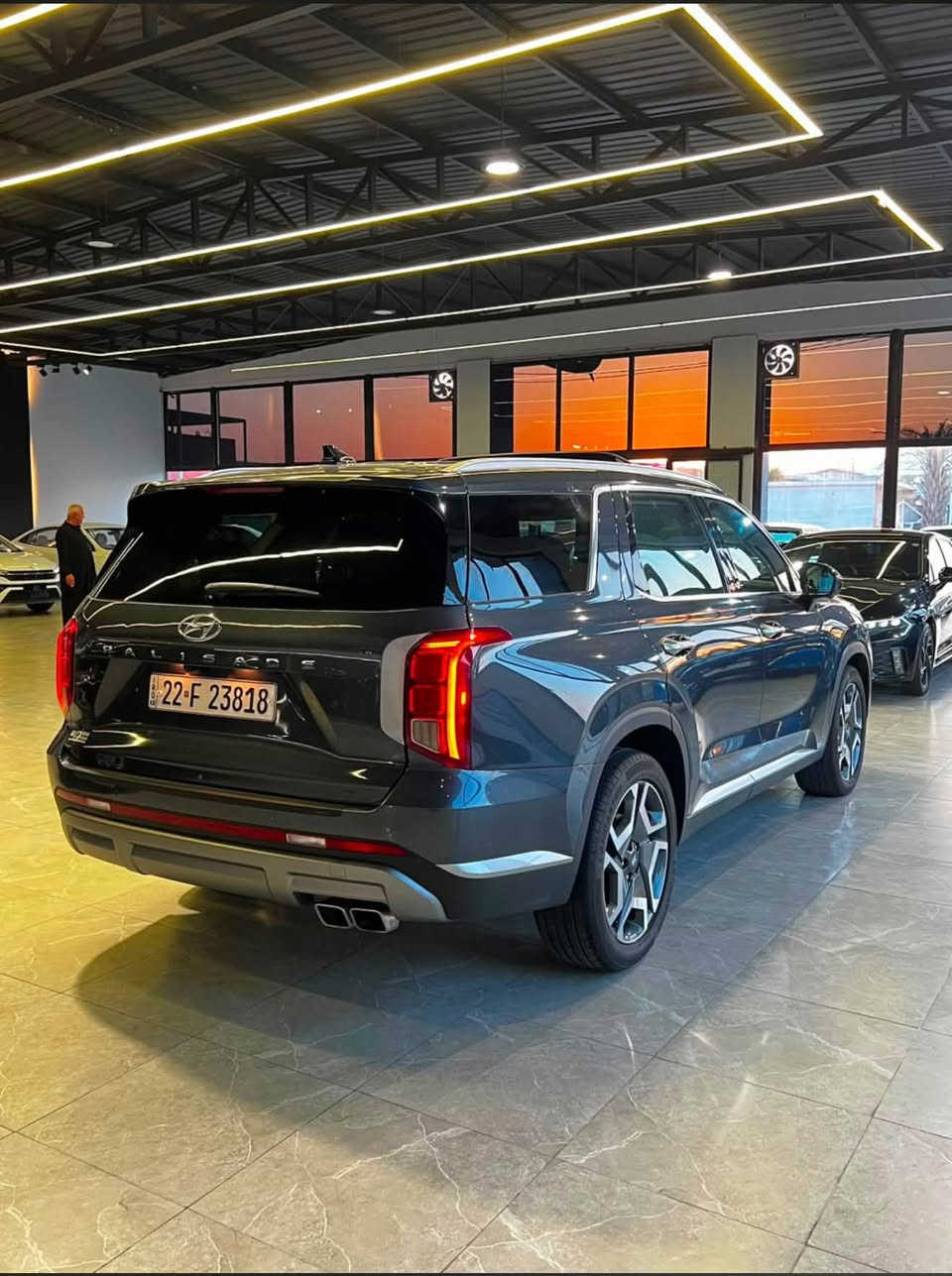 Hyundai palisade  2024لمتدد
هونداي بلسايد لمتددجديده ونظيفه جدا

فقط بيع  السعر 268$ بيها مجال قليل بعد المعاينة

موديل: 2004

الضرر جاملغ +باب تبديل وصبغ وملاون بالباب الخلفي
 المحرك   v6    3.8 

بصمة تشغيل + بصمة ابواب 
 
 رادار امامي  + خلفي 

كامرات عدد 6  360 درجة 

كشنات امامي خزن ميموري 

كشنات كهربائي تدفئة وتبريد

داخل اسود ملكي

انارة داخليه (محيطيه) + انارة دشبول 

بردات جانبية

تبريد مركزي امامي + خلفي منفصل التحكم

تحكم ستيرن + شفتات

تدفئة ستيرن 

مرايا هيتر + تعتيم 

صندوق كهربائي شفط + اربع وضعيات فتح صندوق

وضعيات قيادة  (٥)

ويل كب حجم  ٢٠ 

اوتو هولد + نقطة عمياء 

سايد بريك بصمة + مثبت سرعة

شحن وايرلس 

إشارات بالمرايا  + إشارات جانبيه

اوتو بريك 

تحديد مسار

شاشة ديجتال كبيرة

تشغيل عن بعد 

دفع رباعي 

نظام مانع انزلاق 

 نظام نزول منحدرات كشنات Vip منفصل 

 وبعد بيها هواي مواصفات

 السعر 268مرقم اربيل ترقيم جديد بيها مجال كلش قليل بعد المعاينه
***********
***********
