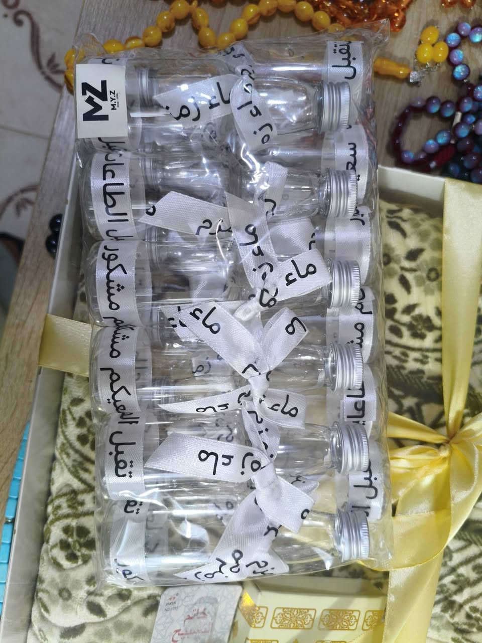 يتوفر لدينا هدايا الحج والعمره 
وكذلك تجهيز الحاج والمعتمر أثناء رحلته المباركة بكل ما يحتاجه أثناء السفر من (احرام رجالي -حزام -نعال ابيض طبي -مسند رقبة أثناء الطريق -شفقة راس- جنطة كتف -جنطة صغير لحمل أغراضه الشخصية )
وبأسعار تنافسية مناسبة 

مكتبة  زمزم (مكتبة عامة)
تشمل قراطسية 📚✏️✏️🖋️🎒
الاستنساخ الملون والعادي 
العطور 
الساعات ⌚⌚⌚
الاكسسوارات النسائية 💍💄💄👜
الاكسسوارات الشبابية 🧢
الهدايا 🎁🎁🎉
تشمل  هدايا الحج والعمرة 🕋
ومناسبات الافراح والتخرج ومناسبات ولادة الاطفال 🎉🎈
هدايا عامة🎁
وبأسعار تنافسية مناسبة 

الخالدية ـ  شارع عشرين ـ مقابل مدرسة المجد الابتدائية للبنين 
يتوفر توصيل للمحافظات 
يتوفر توصيل داخل الخالدية
للاستفسار الاتصال ***********
يتوفر واتس اب
