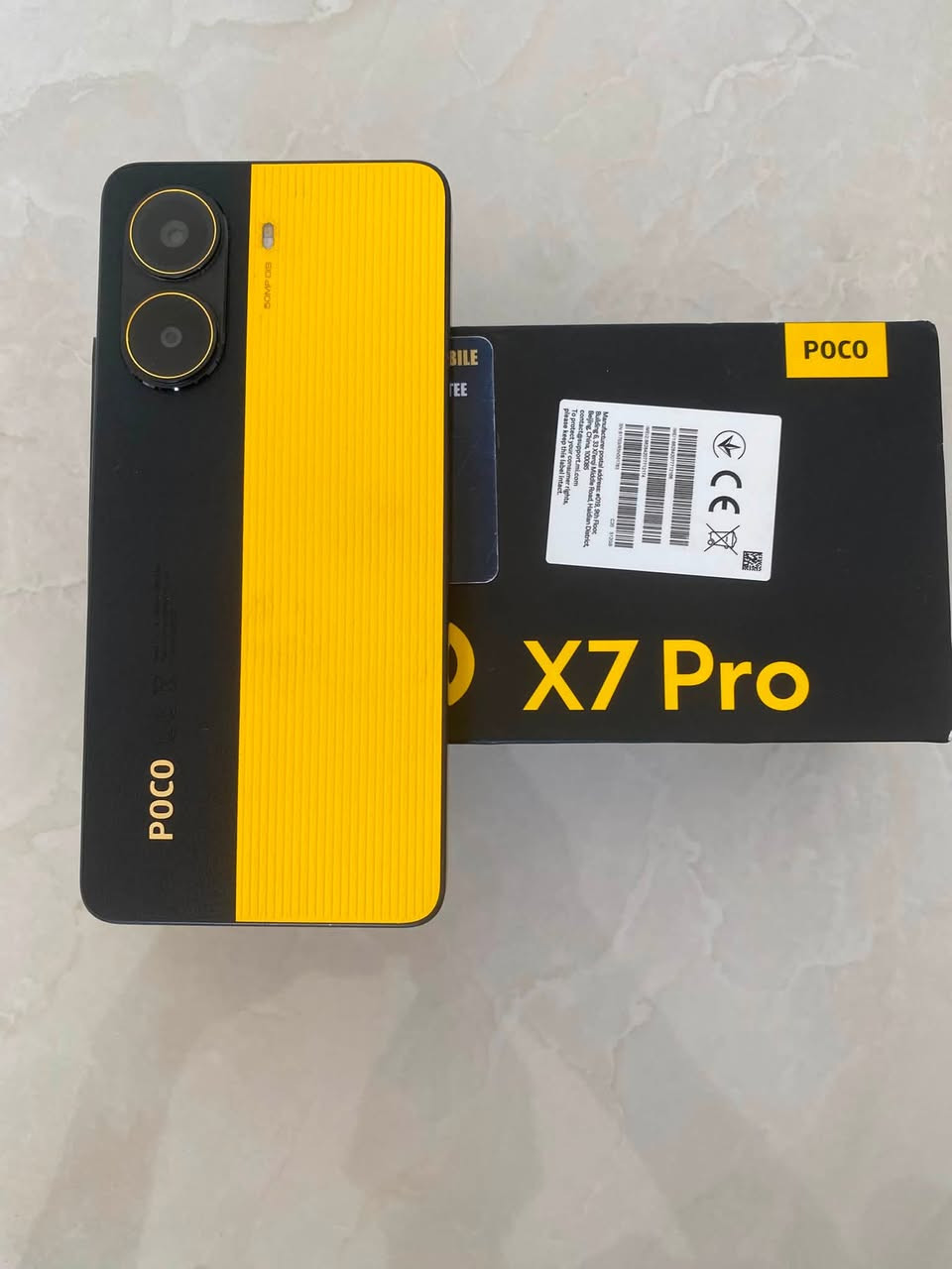 السلام عليكم من رخصت الادمن
Poco x7 pro 
للبيع بسعر 375 وبي مجال للشراي الجهاز نظيف مثل ما موضح لا داخل صيانه ولا مفتوح ملحقاته بس شاحنه اصليه 90 واط ببجي 120 فريم 
مكلف بالنشر للاستفسار الاتصال: ***********
