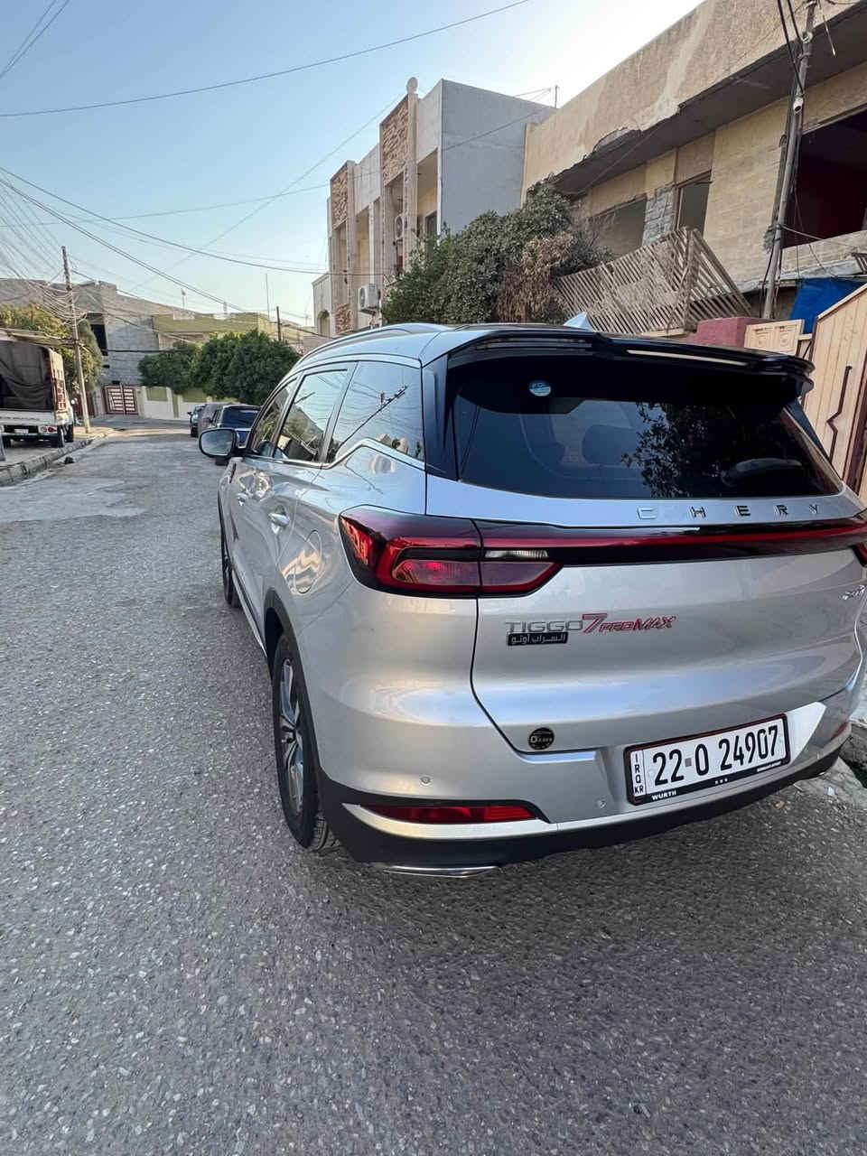 Chery tiggo 7 pro MAX
‎شيري تيكو ٧ برو ماكس شكل جديد

‎موديل 24

ماشي  10 الف كيلو

 استلام 2026 ضمان 6 سنه شركه 

‏‎مواصفات فول فول رقم اربيل بسمي تحويل وكاله مباشر   محرك 16 تؤربؤ داخل احمر  بانؤراما

‎شاشه ئه ليكترؤني 4 كاميرا 360 درجه و فيديؤ

‏‎بصمه باب

‏‎تحكمات ستيرن 

‏‎تبريد قطعتين 

‏‎تبريد لمس

‏‎شحن لاسلكي 

‏‎شاشة عربي تدعم اندرويد اوتو 

‏‎هاند بريك بصمه 

‏‎اوتو هولد 

‏‎وضعيتين قيادة ايكو و سبورت 

‏‎وضعيه قيادة مال منحدرات 

‏‎تبريد بيانو لمس 

‏‎كشنات جلد

كشين كاره بلي

‏‎شاشات الكتروني چبير

‏‎اشاير بالمري 

‏‎مكفول كفاله عامه سعر 150$ بي مجال  بسيط 
مكانها موصل اربيل 
‎ 
بسمي تحويل مباشر
