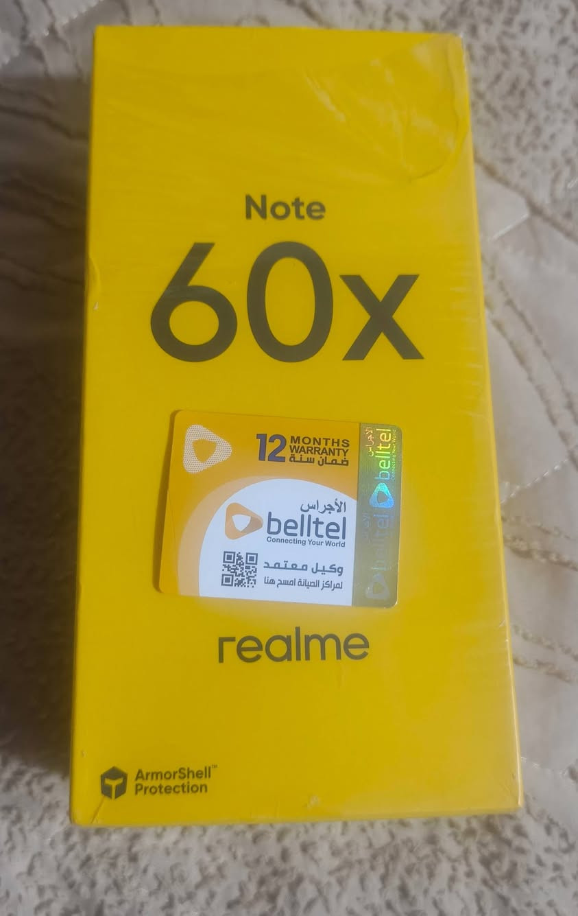 Realme not 60x للبيع
للبيع جهاز ريلمي نوت 60x جديد بالكارتون فقط فتحتو خليت لزكه شاشه لامشحون ولا مخلي سيم كارت ذاكره 64 رام 3-4 بطاريه  5000 ملي أمبير 
السعر 140 وبي شويه مجال.. 
***********
