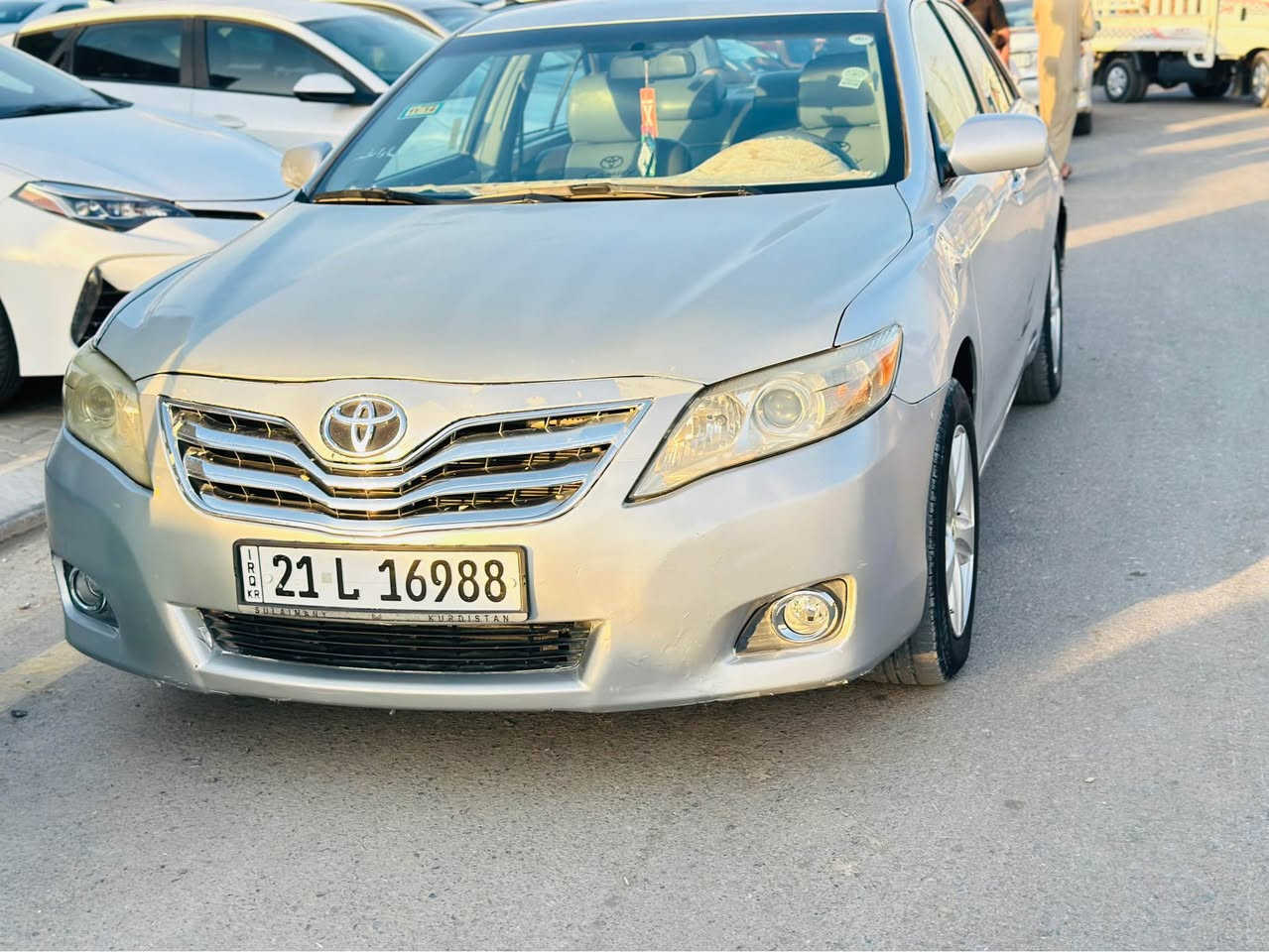 كامري موديل ٢٠١٠ رقم سليمانية هزة جديدة ضررها السيارة وارد امريكي موضح بالسونار السعر ١٠٥$ الشراي يتصل *********** تكريت, صلاح الدين
