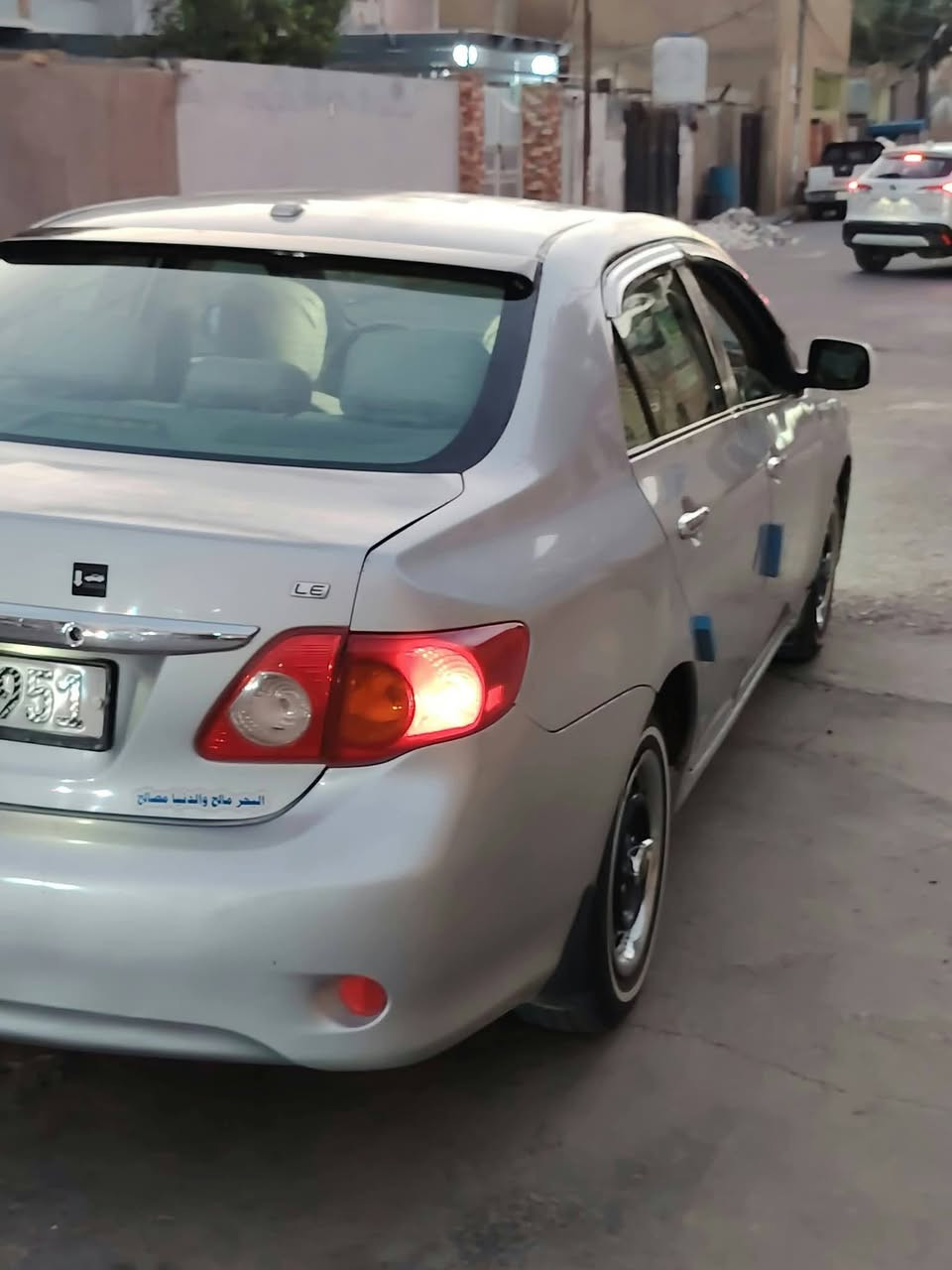 كورلا 2009
مكينه 1800
كير محرك مكفول
داخل جديد
التبريد نقص كمبريس فقط
السياره بيهه قطع صبغ ابيعلك احزام 
شاشه كامره خلفيه سياره جاهزه 
رقم بغداد جاهز للتحويل

بغداد/ الدوره
السعر/ 82
للاستفسار/ ***********

