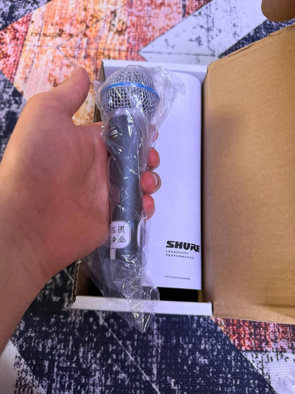 Mic Shure beta58a
مايك كواليتي جدا عالي مستخدم نظافة %100 ما يحتاج وصف 
سعره كلش رخيص متوفر فقط قطعة 
*********** + WhatsApp 
متوفر توصيل لكل عراق 🚚 📦
