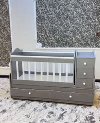 سرير أطفال نفس المعروظ لون جوزي مكاني بغداد الدورة  07711333580