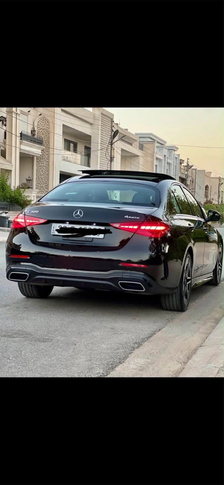 السلام عليكم
للبيع وارخص سعر بالعراق بدون منافس 🔥💵
مرسيدس C300 Amg  
موديل 2023
محرك 2000تيربو
عداد المسافة: ٣٠الف مايل 
تخم تاير جديد
باسمي رقم اربيل دولي

فول مواصفات  
فتحة سقف 
كشن تدفئة
لايت لد ومالتي ميديا
ويل amg بلاد
صندوق كهربائي فتح وغلق 
انارات داخلية متعددة الالوان ٦٤ لون
حساسات ٣٦٠ درجه 
بصمه تشغيل مع ابواب بصمه 
شاشه وسطيه كبيره 
رادار امامي وخلفي وجانبي 
داخل كاربون فايبر 
سماعات بروماستر بلادي 
ابل كار بلي و اندرويد بيها
شاشة دجتال متعددة الاشكال
انضمات قيادة (sport , sport+,comfort,eco)
 ‎وباقي مواصفات المرسيدس المعروفة
‏‎السياره مرقمة اربيل  و تحويل حاضر نفس اليوم 
سيارة مضلله 80% وبيها هوية تضليل
سيارة مغلفة ppf 

 السيارة وارد امريكي كلين تايتل 
كير و محرك كلها بشرط السيارة اخت الزيرو
لمعرفة السعر مراسلة واتساب فقط

.
رقم صاحب السيارة 

فقط واتساب

***********

العنوان /بغداد 
اليرموك
