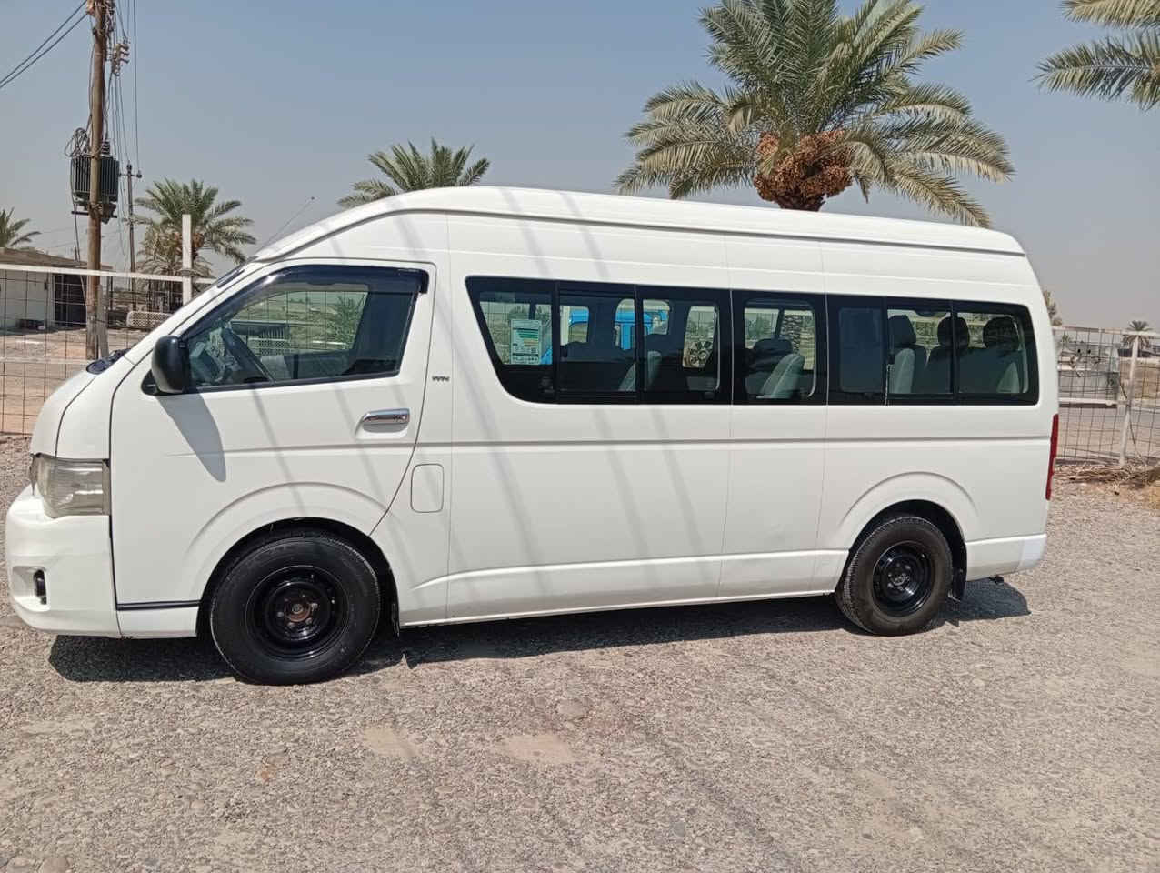 السلام عليكم ورحمة الله وبركاته
سيارة🚘 هايس البيع موديل 2009 ابسمي 
رقم إنكليزي بغداد مصفره كافة الغرمات 
السيارة كفالة عامة ماعده تكحيل كارت بيها 
الاستفسار‏ الشراي فقط ‪***********‬‏
