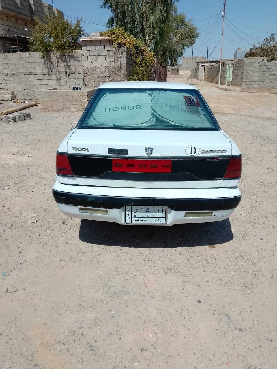 السلام عليكم للبيع دايو اسبرو حبل حرامات انها حبل  كير محرك خير من الله اوتماتيك السيارة مبيها نقص برقي غير جام السايق صدر جديد امامي خلفي السيارة طبه معنا الكلمة بلاديه شرط السعر 12 بدون.  خياس  العنوان تكريت ***********
