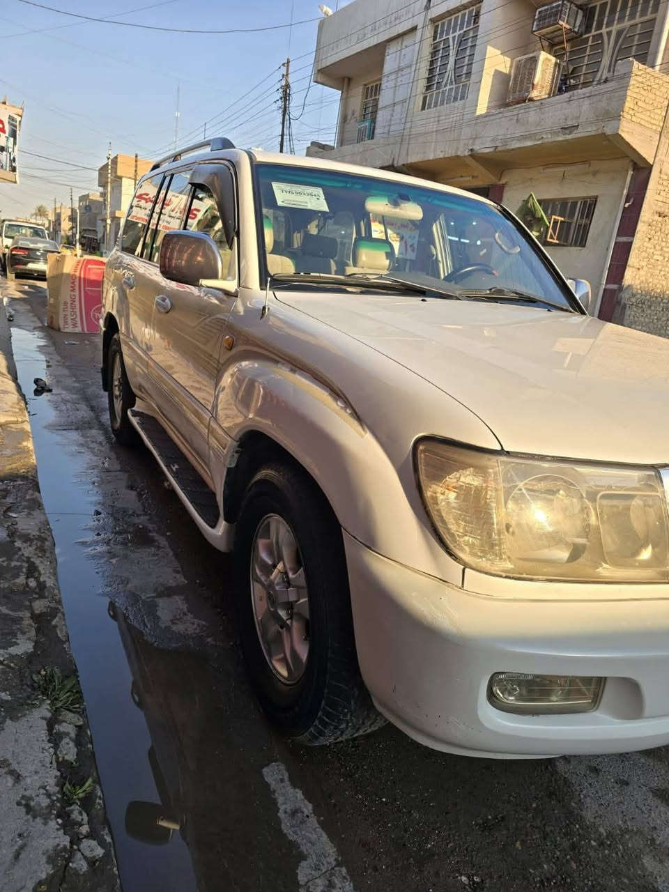 تويوتا لاندكروزر 2007 مونيكا GXR خليجي 
اللون أبيض 
فول مواصفات سلايد
ثلاجة، أربع جامات أوتو
، تبريد مركزي وبصمه عدد ثنين
شاشة آيباد،  كلش حلوة
السيارة باقيـة بلاديه

ما بيها صرف ولا دخان
 
گير ومكينة بشرط
نظيفة كلش وما بيها أي خلل
4 تايرات جديد ،  ما تحتاج شي
السعر 162 ورقه وبيهه مجال بسيط 
بغداد جسر ديالى القديم 
شرط تحويل 

أرقام المالك:
***********
***********
