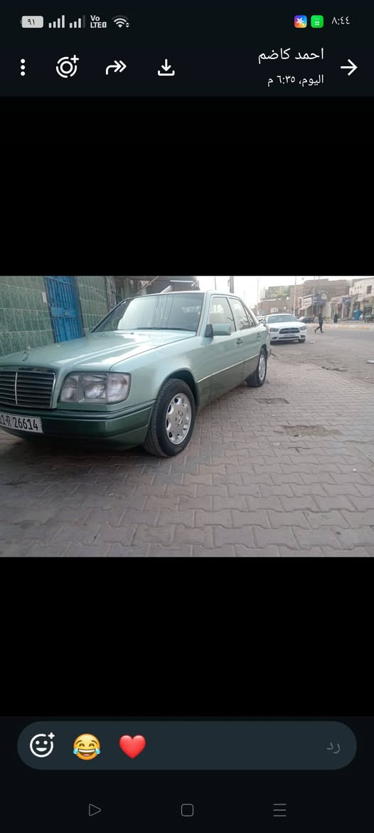 للبيع مارسدس دب موديل 1993 مكفوله من الضربه والخياس قواعد دبل مكينه بلاد سنويه باسمي السعر 65 مكانه ناصريه للاتصال ***********
