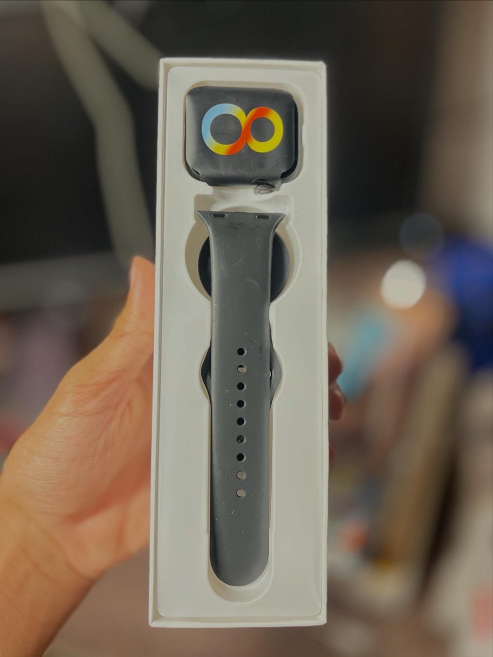 H8 Pro Max
ساعة ذكية
تصميم عصري .. إمكانيات أكثر
Ali Store
كل ما تحتاجه لهلتفك
HWatchPro
H8ProMax
WATCH
متابعة
النوم
قياس
الأوكسجين
مراقية
نبضات القلب
متابعة النشاط
الرياضي
AISTORE
بطارية تدوم
لوقت طويل
التحكم
بالكاميرا
إشعارات
التطبيقات
السعر:
15,000
إشعارات
المكالمات
B
¢
CE=
توصيل متوفر ٥
ضمان من علي ستور
تغليف أنيق