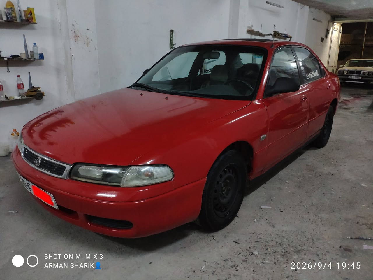 سلام عليكم 
للبيع 
مازدا 626 GLX 
 موديل 1993
گير عادى
محرک و گير شرط
تبريت شرط
كوبون بنزين 
تايرات جديده 
رقم جديد
صدر زين 
شرط تحويل و وكاله 
سياره خير من الله 
السعر 39 و بيها مجال ما اقفل سعر بتلفون تعال وتدلل 
***********
مكانى كركوك دروازه
