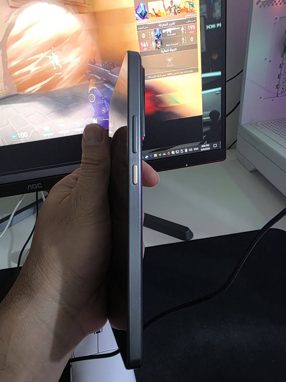 Realme GT 7T 256gb       %نظافة 100
للبيع فقط بدون مراوس جهاز اخو الجديد عالمي فلاكشب من افضل الاجهزة الي ممكن تجنيها
فقط شاحنتة الاصليه 120w والكفر الاصلي شفاف جديد
مضمون من البيت وبي ضمان انطيك
اخوان السعر نهائي دينار ما ابيع اقل لحد يعاملني ويجي مجهول هوية يكتب سعر اقل مراح اجاوبه اصلا السعرر قفلللل 500 نهائي مكاني بغداد الحرية ومتوفر توصيل ***********
