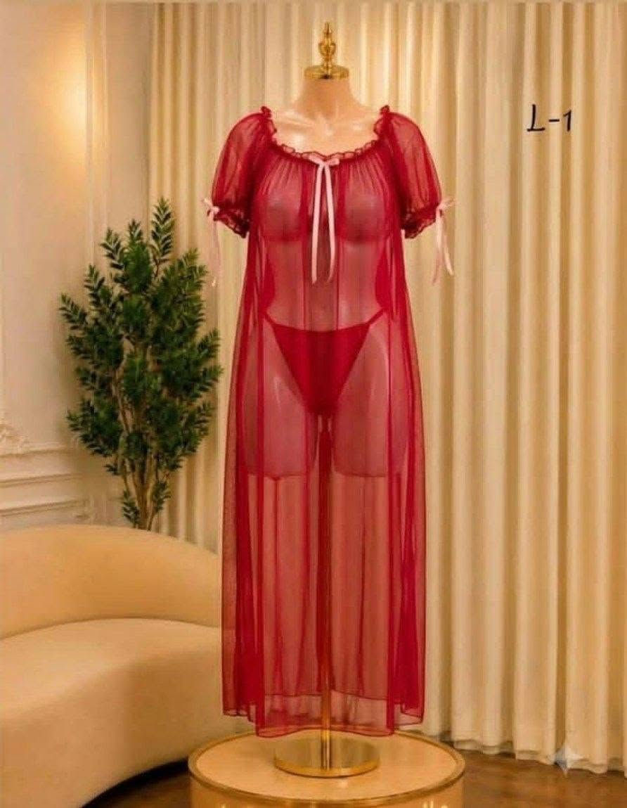 وصل ترند الموسم للمتزوجات 🤤🔥
دشداشة نوم شيفون مطاط نسائية، تجنن باللبس وتخليچ بكامل أنوثتچ 😍❤️
تخبلين أبو جويسم بيها 😍🔥 دشداشة تخليچ غير شكل وتزيدچ دلع وأنوثة 🤭❤️
خامة ولا أروع ✨
فري سايز ومريحة باللبس 💕ناعمة، جذابة، وتخبل عليچ 
إذا تحبين الدلال والستايل الناعم، هاي الدشداشة إلچ 😉❤️
🚘 يوجد خدمة توصيل لجميع محافظات العراق ٤ الاف 🚘

نص مكتوب في الصور:
- L-1