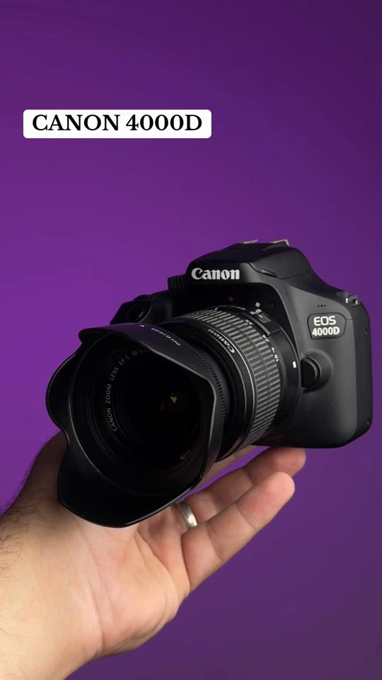 أول خطوة بعالم التصوير؟ 📸 ‏Canon EOS 4000D هي الخيار الأنسب للسعر مقابل الأداء! ✨ كامره كانون 4000d  مع جميع ملحقاتها /شاحن +بطاريه +عدستها +🎁جنطه مقسمه هديه  +🎁رام هديه     + 🎁حزام  هديه     بس ب 275 اطلبها الان …. ☎️***********☎️ #Canon4000D #تصوير_فوتوغرافي #كاميرات_كانون #تصوير
