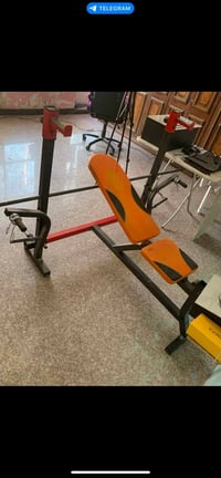 مسطبة مع بار قياس اولمبي 07748855102