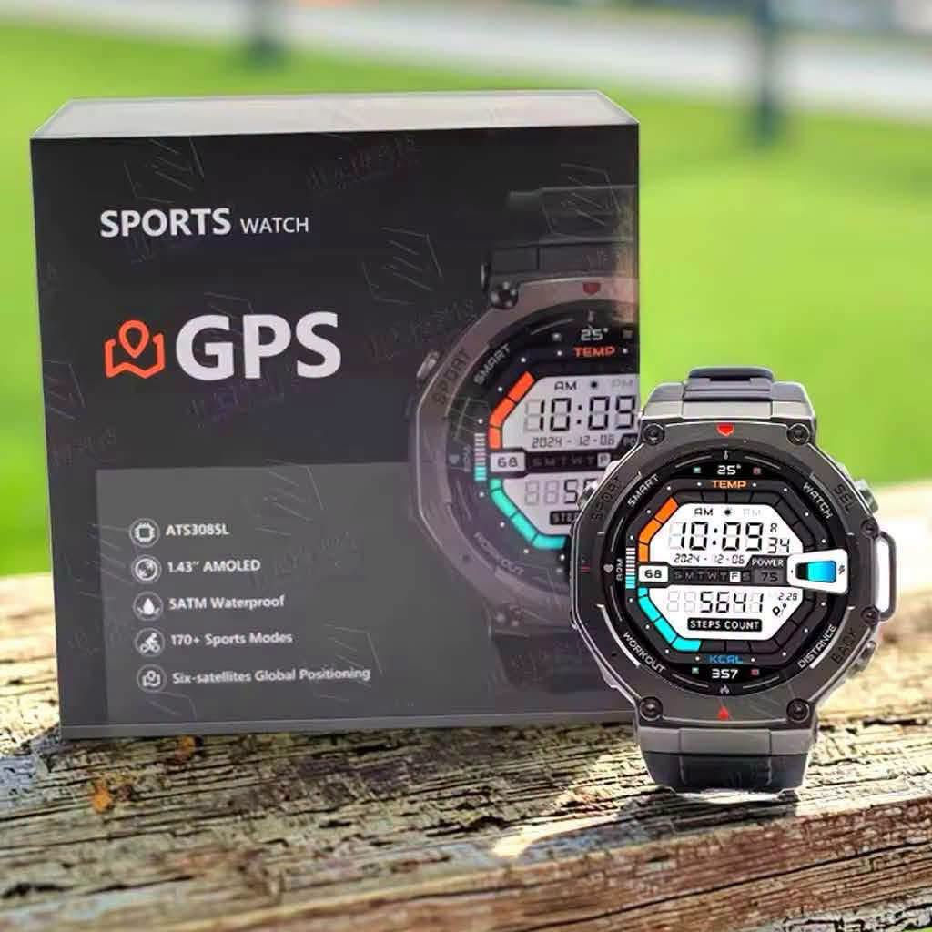 شاشة أموليد 1.43إنچ • GPS مزدوج • ١٧٠ وضع رياضي