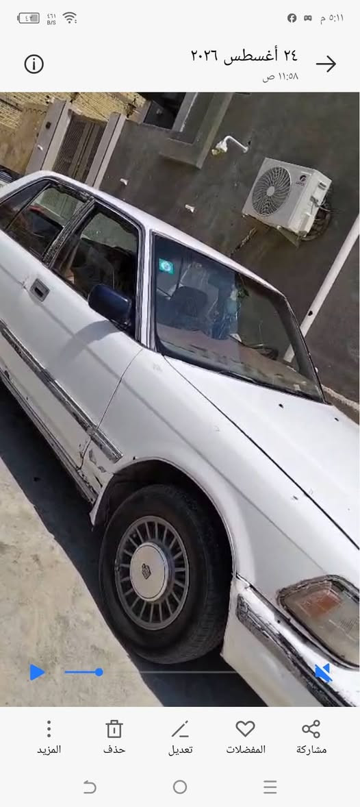 للبيع سيارة سيدان موديل 91 السعر خاص 
لتواصل ***********
***********
