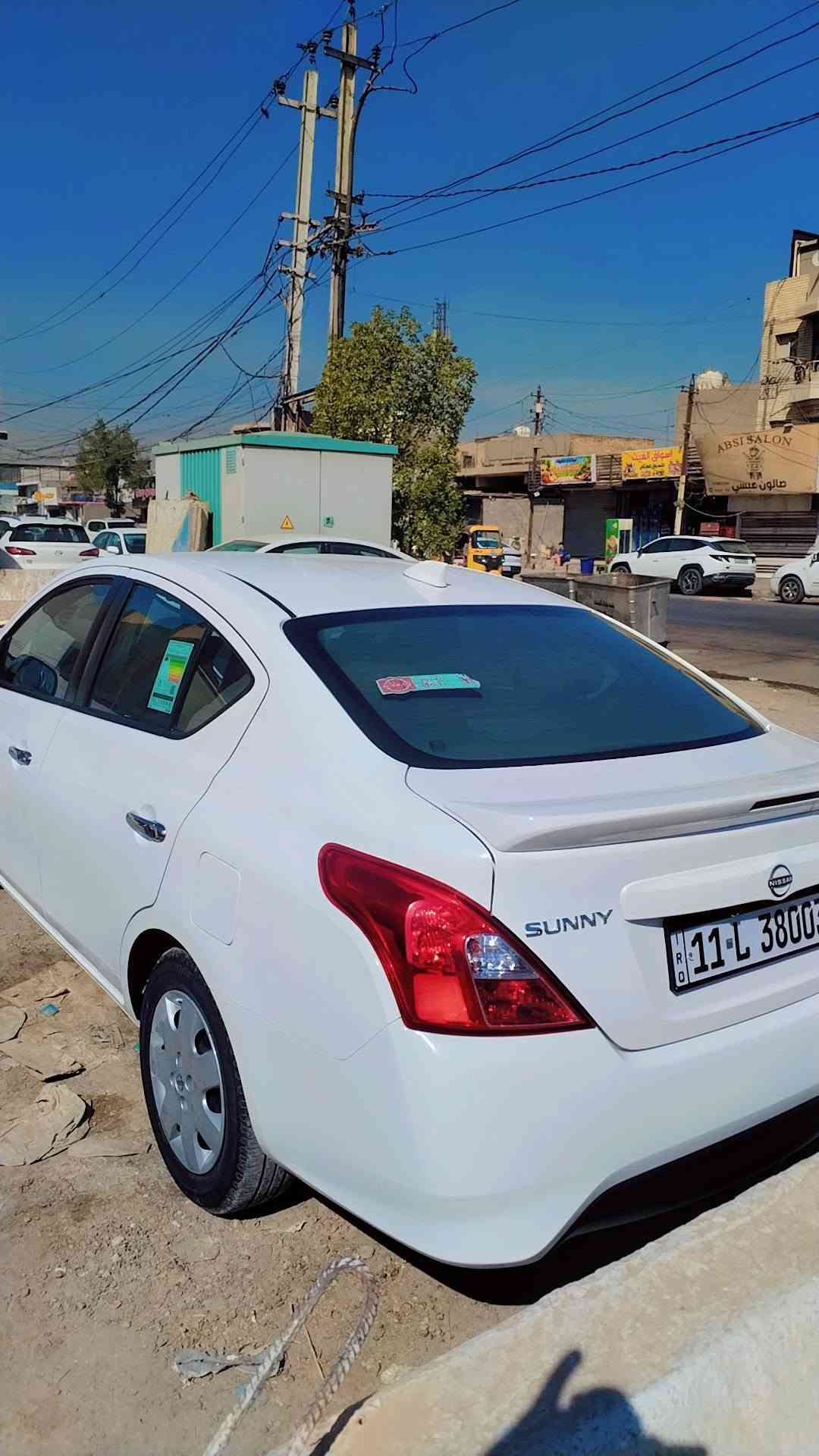 السلام عليكم نيسان موديل ٢٤ بغداد باسمي سنوية ٢٠٣٠ ماشية ٣٢ الف سيارة وضع الشركة ماعدا الرصعات ٢ موضحه بالصور مكانها بغداد الجديدة او  بغداد الراشدية السعر ١٢٠ وبيها مجال غير متواجد على الفيس
الهاتف *********** @***********
