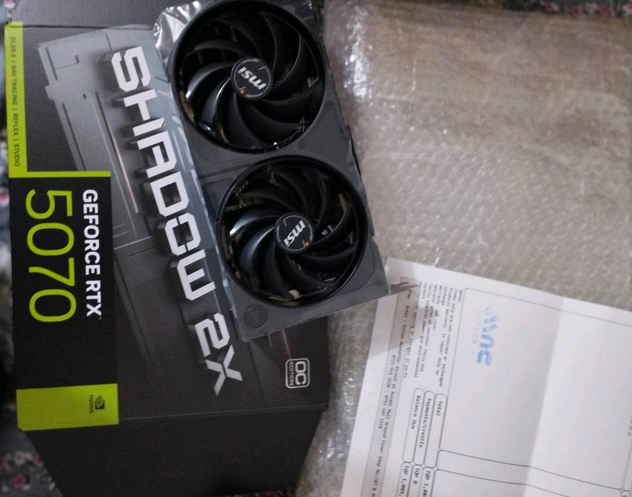سلام عليكم 

للبيع كرت شاشه (RTX 5070 12GB 2X FAN MSI)

سعره نزل صار مليون فقط (1,000,000)

الوصل موجود باقي بي اقل ال10 أشهر ، وضمانة يتم تصليح الكرت 

توصيل موجود 

للتواصل واتساب 
***********