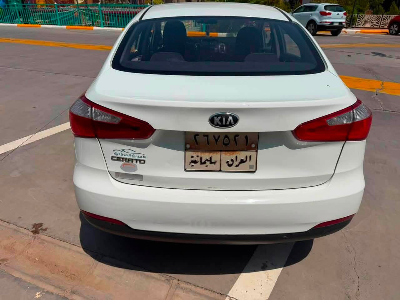 السلام عليكم
للبيع سيراتو خليجي موديل  ٢٠١٤  سياره جديده مكفوله من الصبغ 
محرك ١٦٠٠
حداديه امامي خلفي جديد 
تخم تاير جديد 
مواصفاته معروفه 
مكاني- ديالى-بعقوبة 
السعر 115وبيه مجال للطيبين 
الاستفسار ‭***********
