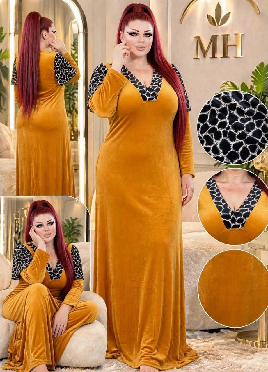دشداشة شتوي • كشكش بالكتف • L XL XXL