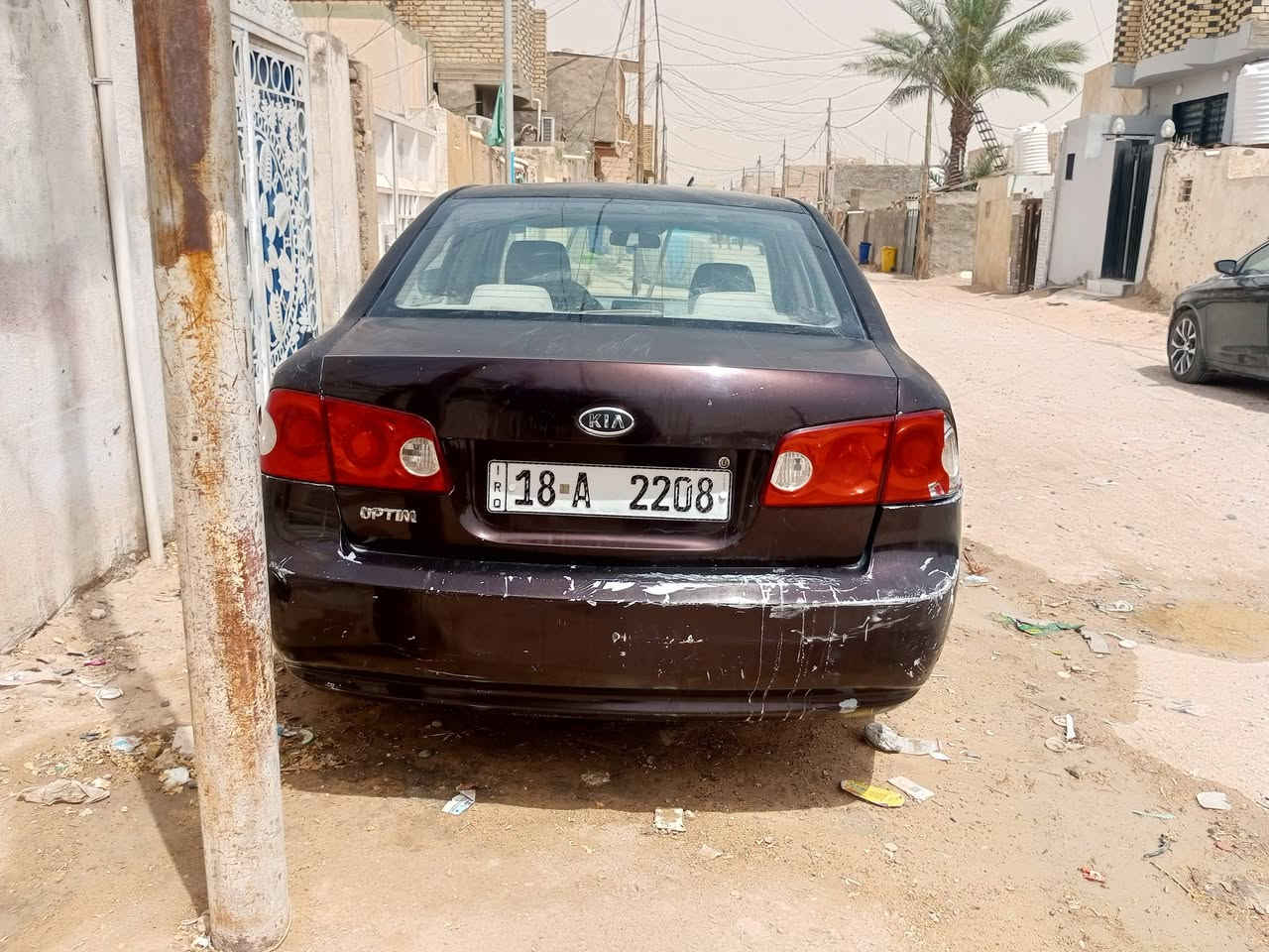 كيا اوبتيما 2006 خليجي
مكينه الفين دوش ستوني شادها وعلى ايدي لاتبخير ولاتنقيص 
كير اوتماتيك ستوني شاده وي المكينه 
وعقل جديد 
شاشه وكاميرا 
داخل بيجي 
وارضيه جلد
مصبوغه عام 
سنويه باسمي 
السياره مال جناي محتاجه شويه ترتيب للحداديه وبوليش 

مكان السياره نجف 
السعر 83 
غير متواجد على الفيس 
هذا رقمي ***********
