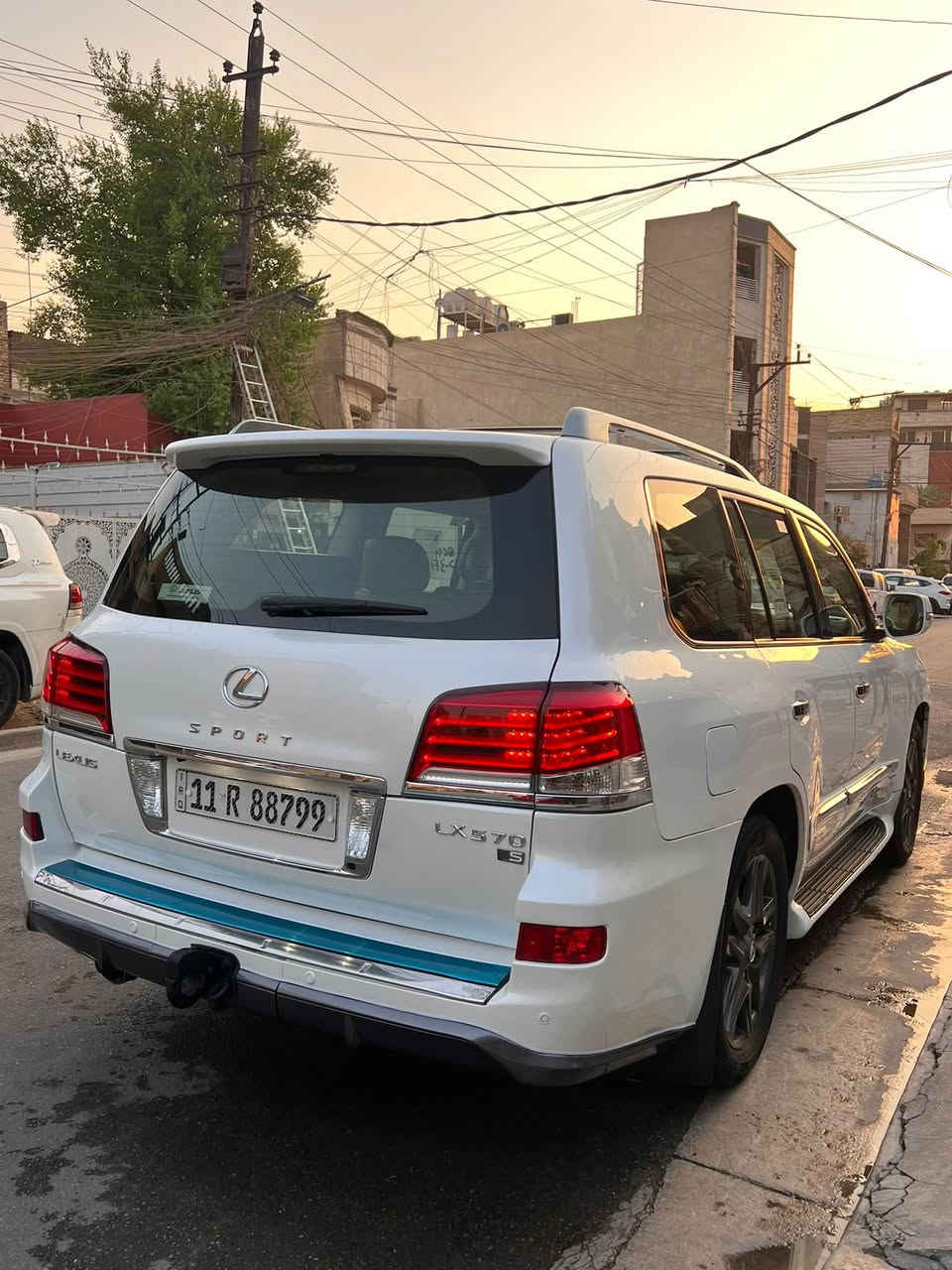 سلام عليكم لكزز 2014 خليجي LX5700 ماشيه 79 على وضع الشركه كامله بدون نقص تخم تاير باتري جديد كير مكينه تبريد ثلج مكينه 8 سلندر رقم بغداد بسمي فول السياره S اعلى مواصفات بالكزز فتحه بصمه داخل جلد قرميدي كشنات كهرباء تدفئه تبريد خزن ميموري السياره نضام جكات تبريد بيانو رادار امامي وجانبي كامرات محيطيه شاشه بلاديه شاشات بالكشنات بلاد بصمات عدد 2 جنطه كهرباء ثلاجه انضمه قياده تحكمات فول ارضيات الشركه بيه السياره مكفوله من الضربه عدا شبر صبغ بالباب الخلفي عكس السايق بدون فتح السعر 365$ وبيه مجال بسيط مكان السياره المنصور 

‭***********‬
