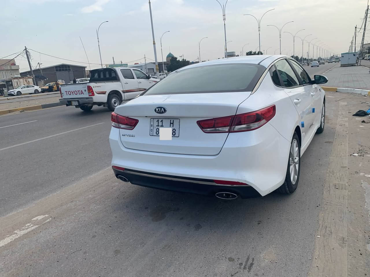 اوبتيما موديل ٢٠١٨ رقم بغداد دولي باسمي وتحويل مباشر وارد خليجي مكفول مكينه ٢٤٠٠ بيها رصعات بسيطه نص فول السياره مكان السياره السماوه المركز بيع او مراوس حسب القناعه ***********  بي واتساب للتواصل
