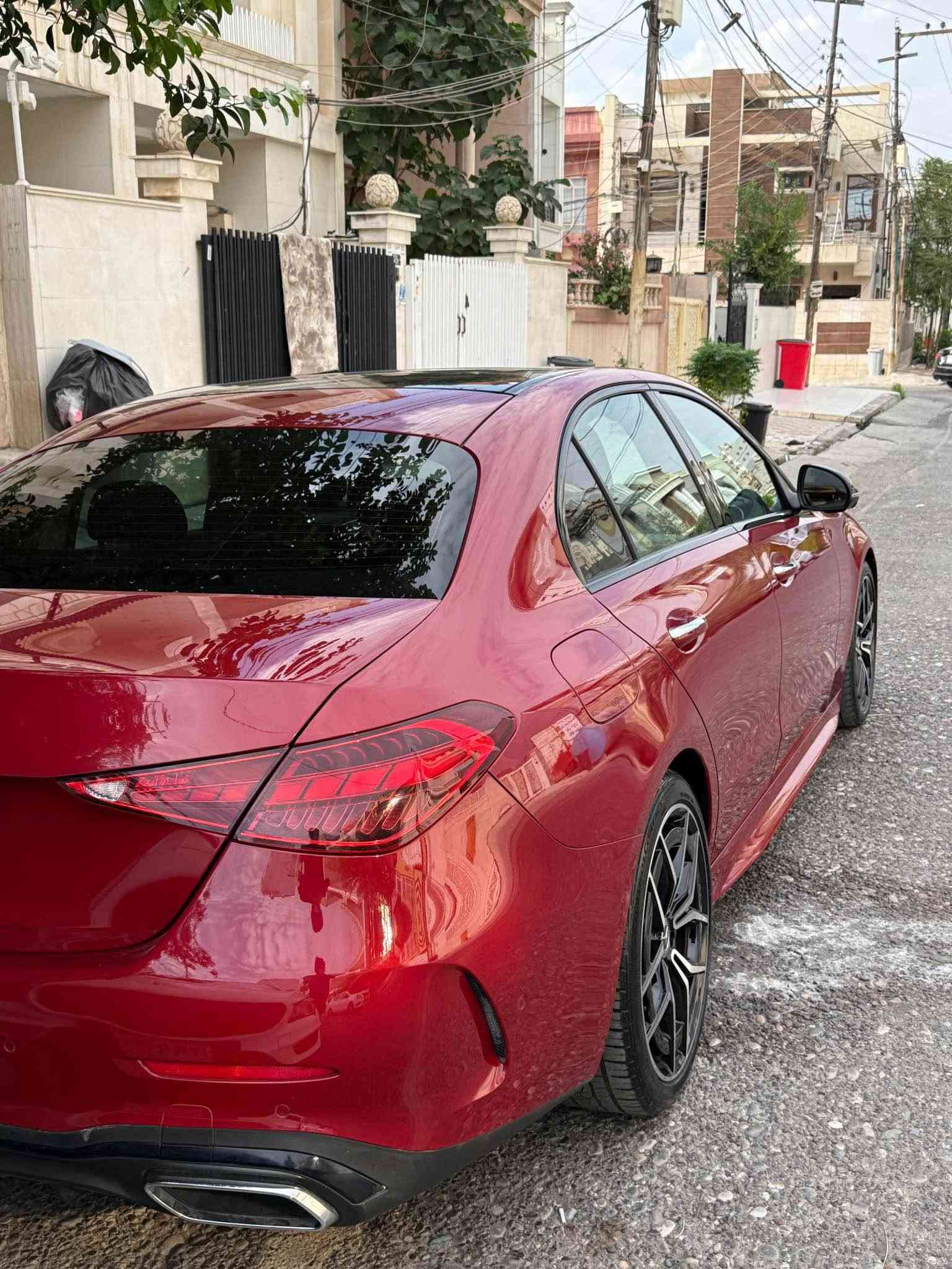 مرسيدس C300 • موديل ٢٠٢٤ • حادث خفيف