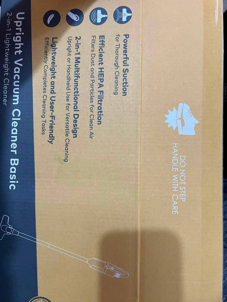مكناسة كهربائية عملية الاستخدام 📌📌
تحتوي على ملحقات اثنين للتنظيف لتنظيف الارض وتنظيف الاخشاب 
حجم مناسب للخزن بعد الاستعمال
السعر 50 الف فقط شرط الفحص امام المندوب
للحجز عبر الرقم *********** واتساب فقط
ويوجد توصيل لجميع محافظات العراق
