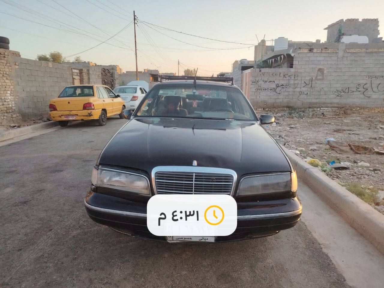 السلام عليكم
للبيع ابرنس بروغهام الموديل 1995 ديالى
 🚘 للبيع دايو برنس بروغهام – Daewoo Brougham 🇰🇷

🔹 النوع: Daewoo Brougham
🔹 اللون: أسود
🔹 ناقل الحركة: أوتوماتيك
🔹 الدفع: خلفي
🔹 الموديل: [ 1995السنة]
🔹 المحرك: [2000 السعة].

📍 الموقع: بغداد – [الشعب]
💰 السعر: [ 30$ورقة وبية مجال ]
📞 للتواصل: [***********]

