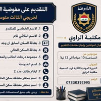 مفوضية الشرطة • ثالث متوسط • مكتبة الراوي