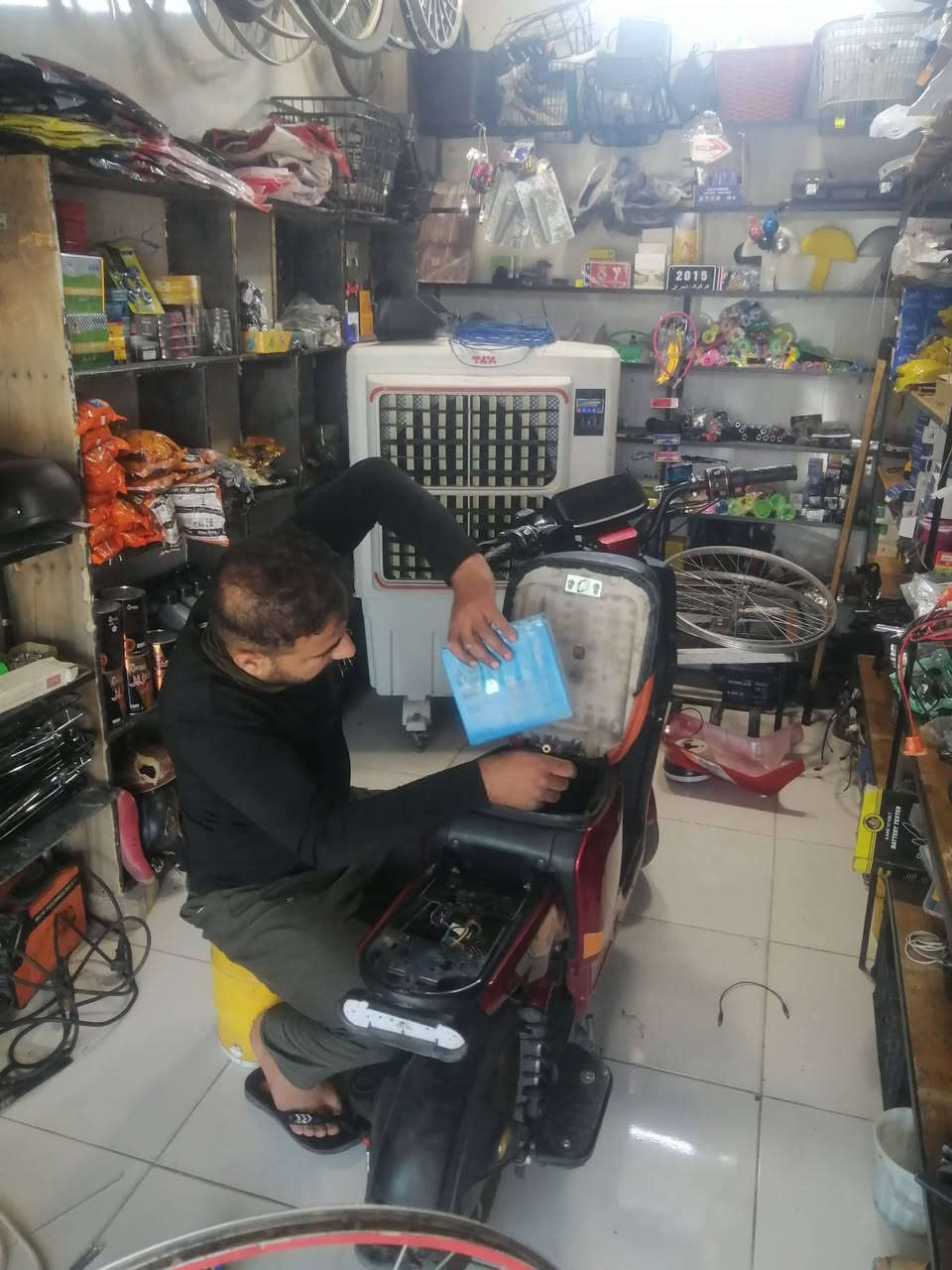 تصليح دراجات • دراجات نارية • شارع النخيل
