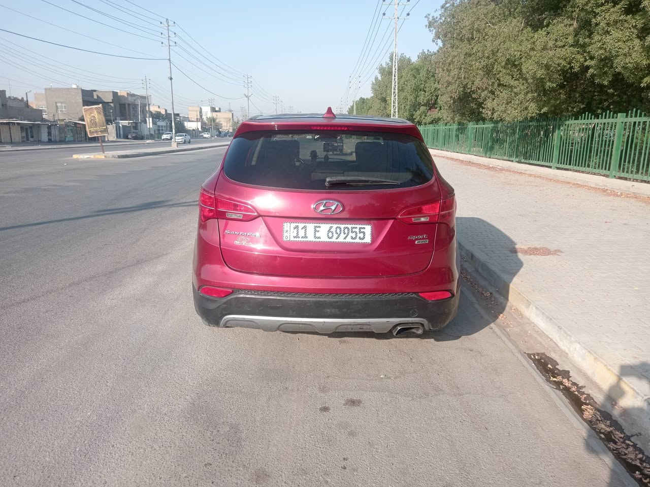 سنتافي 2016 رقم بغداد باسمي مكانها نجف مصبوغه اثر جراد  مكفوله من الضربه تفاصيل موضح بالفيديو  الاتصال على هذا الرقم *********** سعر 128 وبيها مجال خمسه راكب محرك 2400 موصفات سبورت دفع رباعي وارد امريكي غير متواجد على النت
